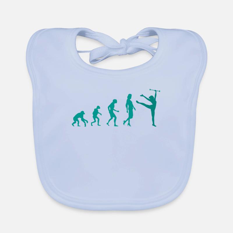 Gymnastics Evolution Dance Gymnastics Organic Baby Bibs