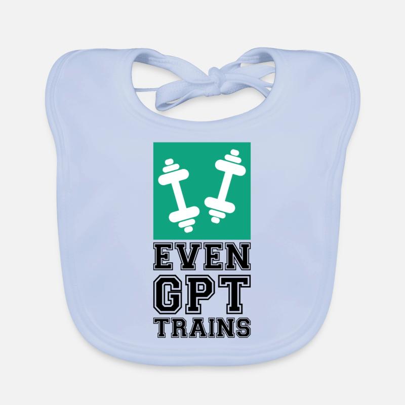 Even GPT Trains Organic Baby Bibs