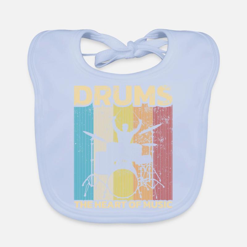 Drummers Drummers Drummers Drummers Organic Baby Bibs