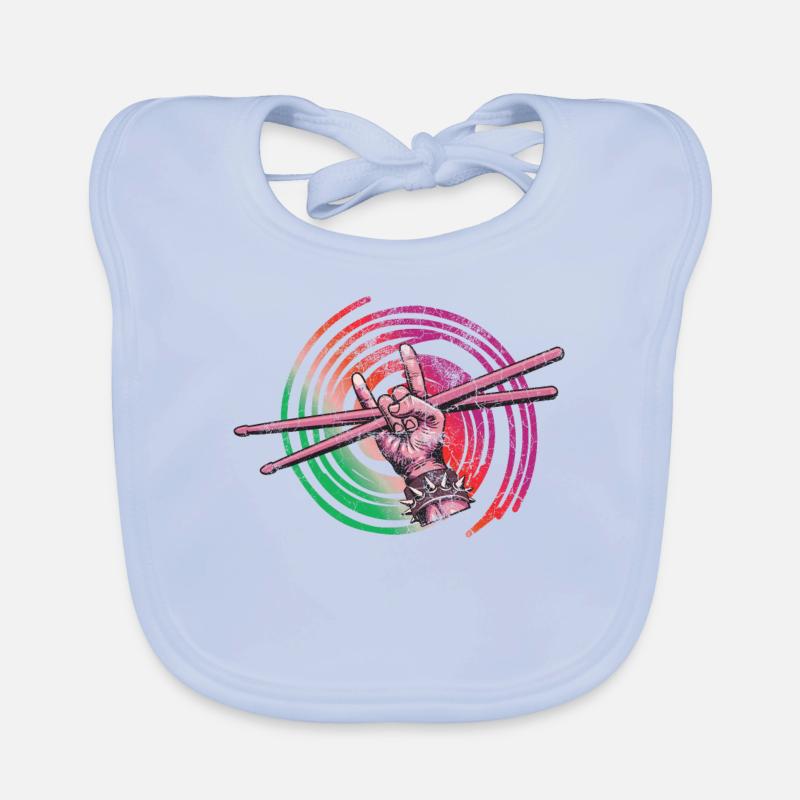 Drummers Drummers Drummers Drummers Organic Baby Bibs