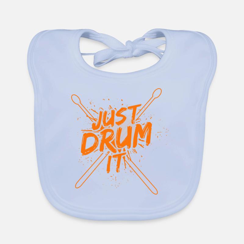 Drummers Drummers Drummers Drummers Organic Baby Bibs