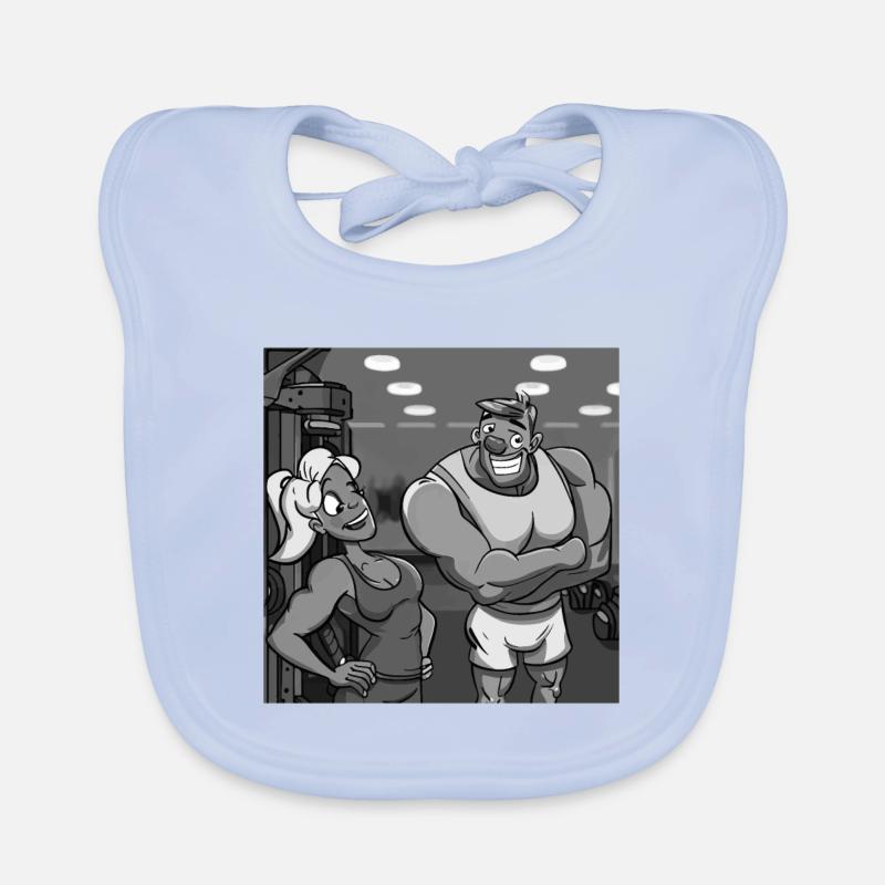 GYM Organic Baby Bibs