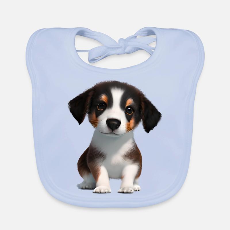 Propriétaire de chien chiot berger australien Bavoir bio Bébé