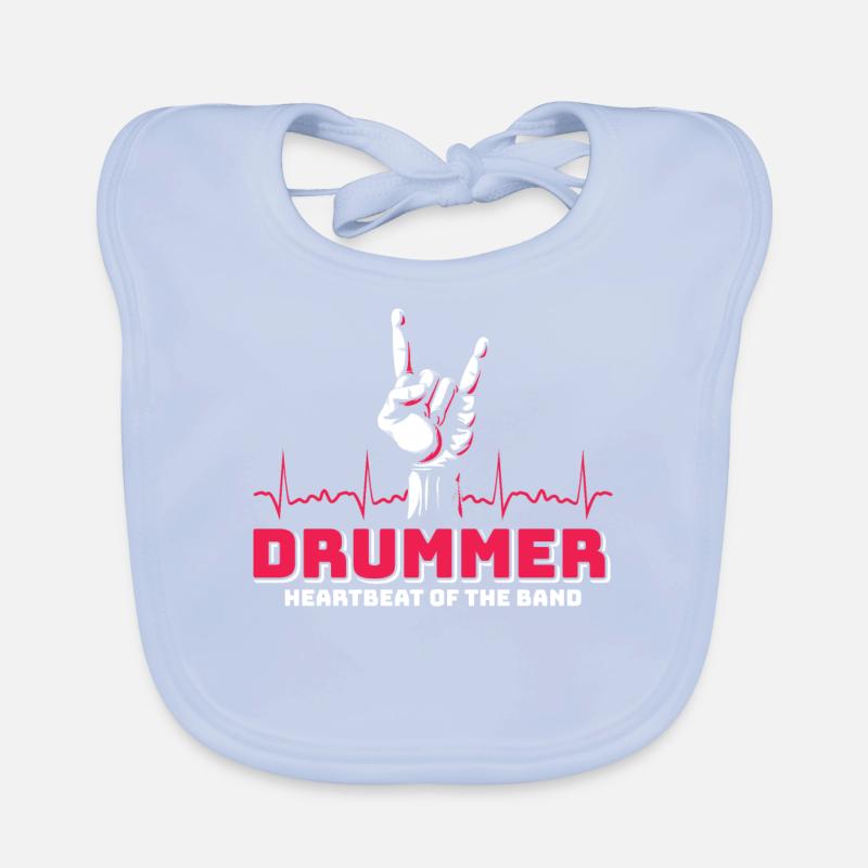 Drummers Drummers Drummers Drummers Organic Baby Bibs