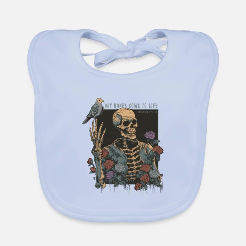 Gruseliger Sensenmann Baby Bio-Lätzchen