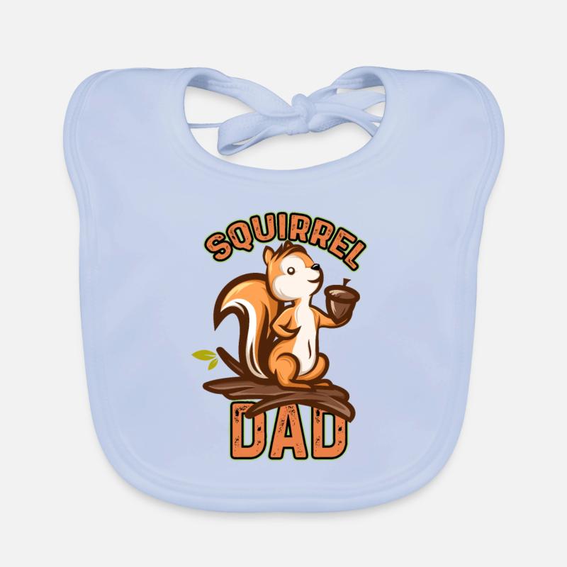 Écureuil Papa rongeur Gopher Chipmunk Citation drôle Bavoir bio Bébé