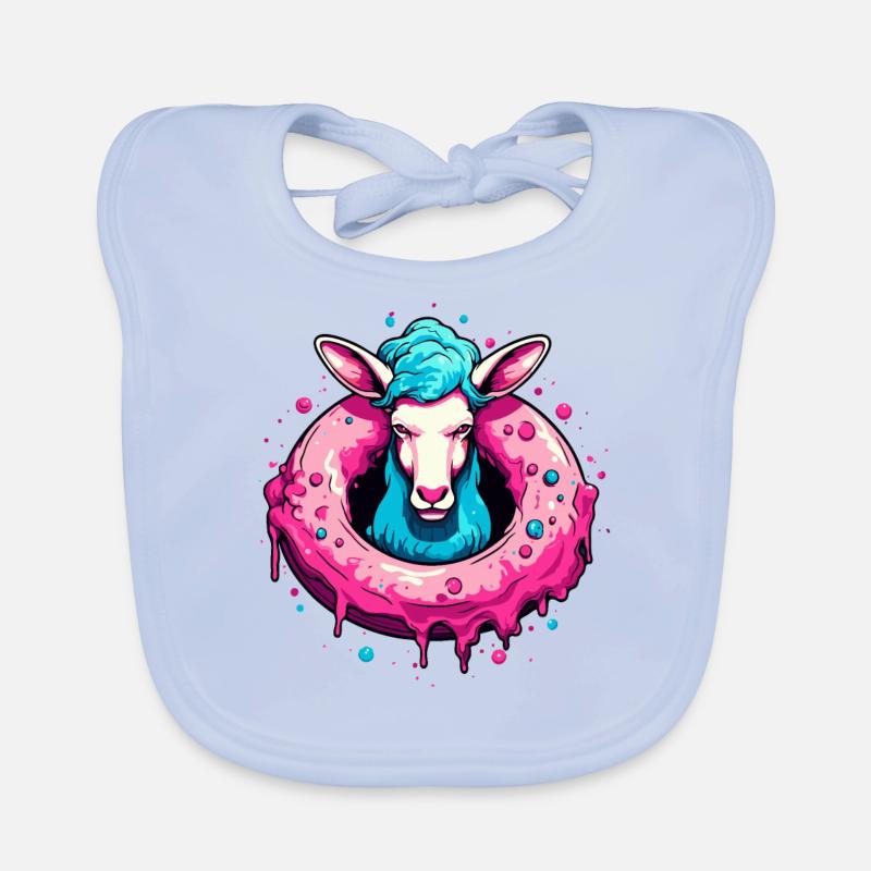 Le mouton Donut Bavoir bio Bébé