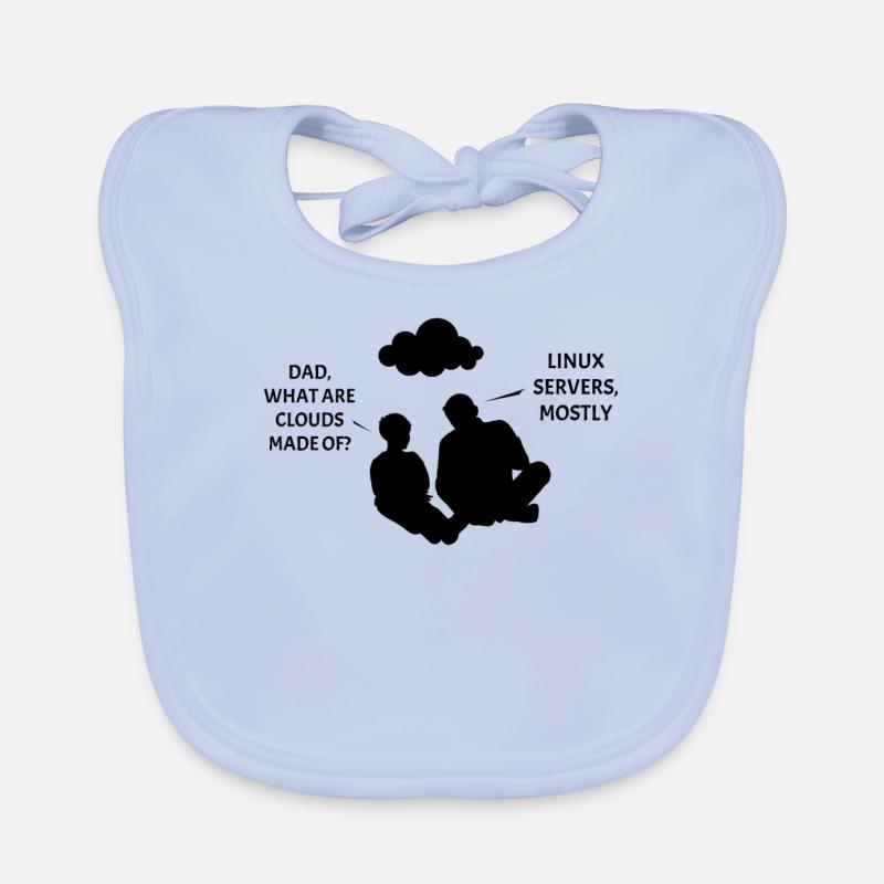 Wolken: Linux und Rätsel Baby Bio-Lätzchen
