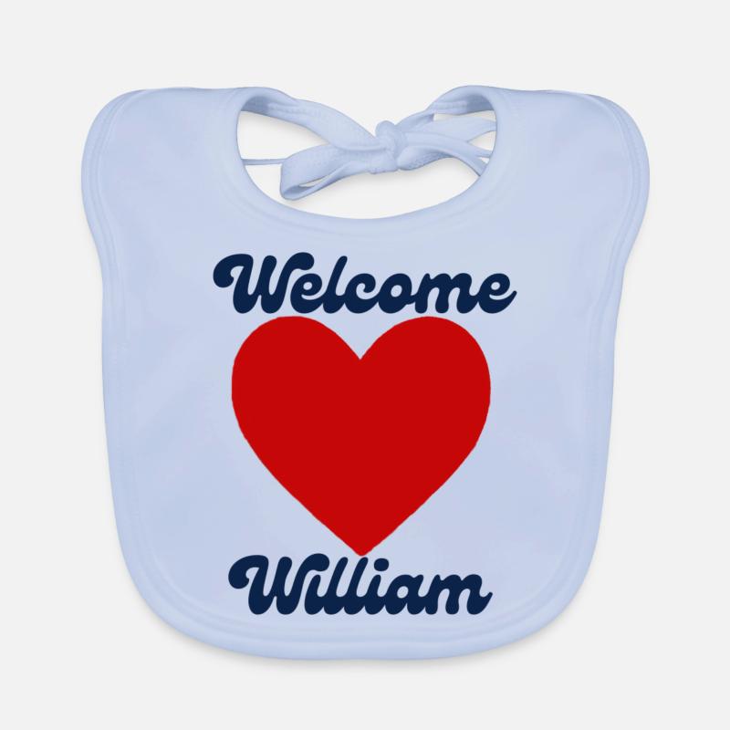 Willkommen William Baby Bio-Lätzchen