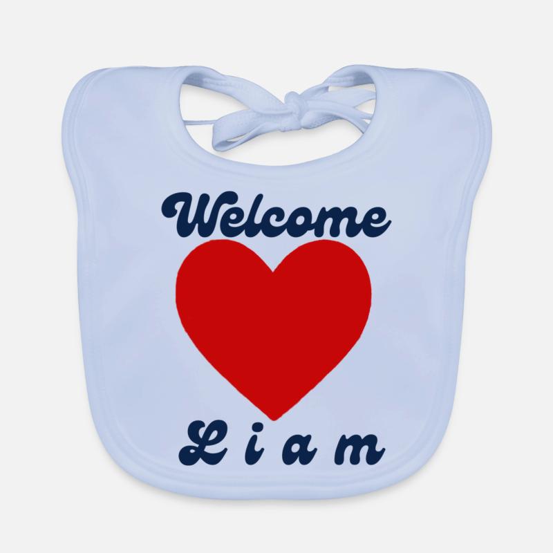 Welcome Liam Baby Bio-Lätzchen
