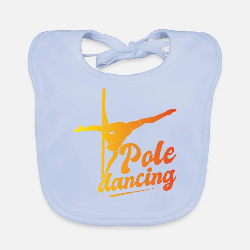 Pole dance danseuse, pole dance, pole dance Bavoir bio Bébé