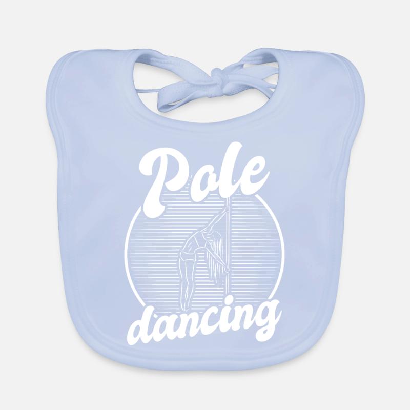 Pole dance danseuse, pole dance, pole dance Bavoir bio Bébé