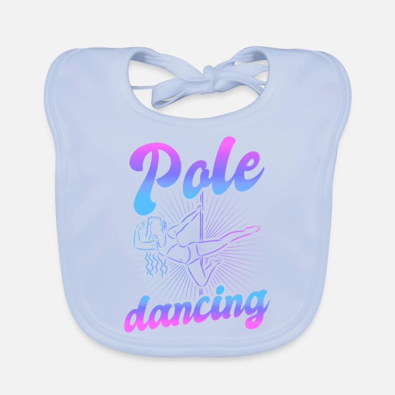 Pole dance danseuse, pole dance, pole dance Bavoir bio Bébé