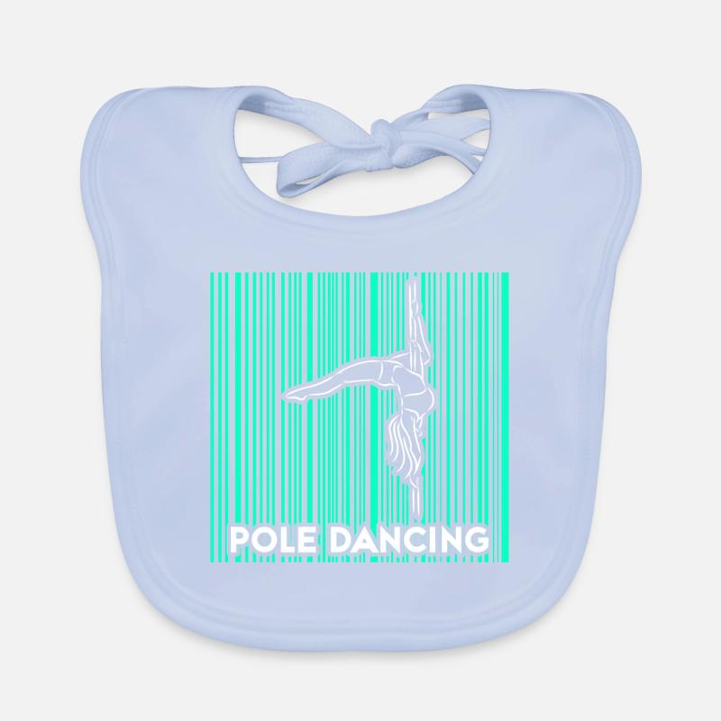 Pole Dance Dancer, Pole Dance, Pole Dancing Organic Baby Bibs