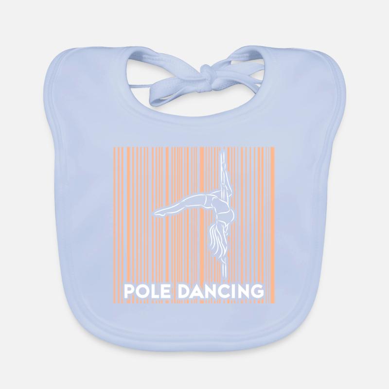 Pole dance danseuse, pole dance, pole dance Bavoir bio Bébé