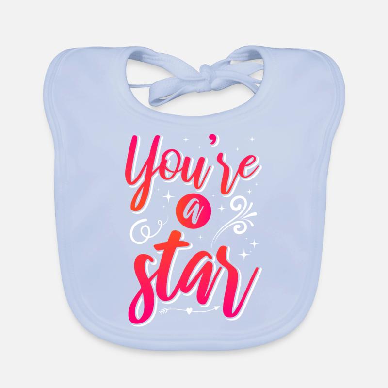 Soyez vous-même ! Confiance en soi, pensée positive, motivation Bavoir bio Bébé