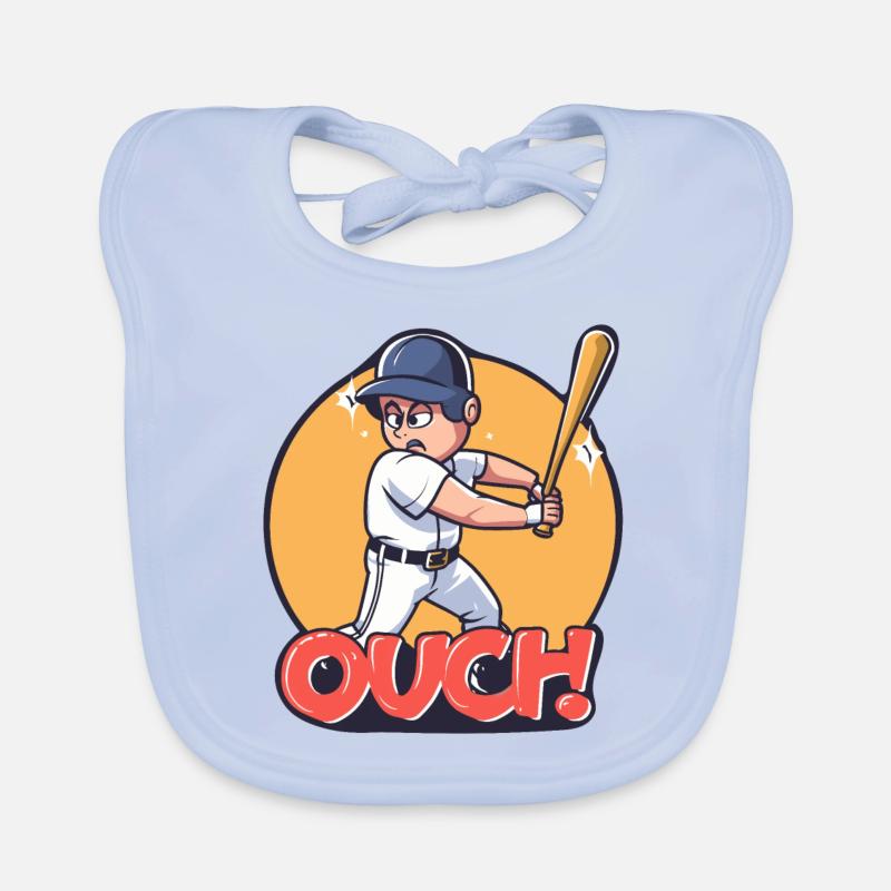 SPIELER, DER VOM BALL GETROFFEN WIRD Baby Bio-Lätzchen