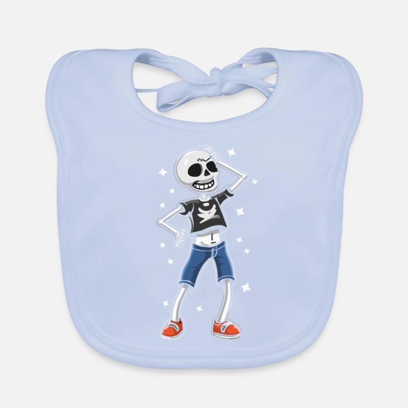 Cool Drôle Squelette Bavoir bio Bébé