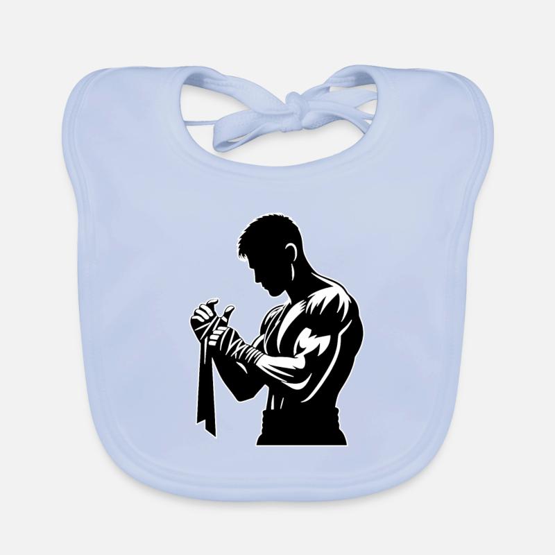 Boxen Boxer Boxen Geschenk Baby Bio-Lätzchen