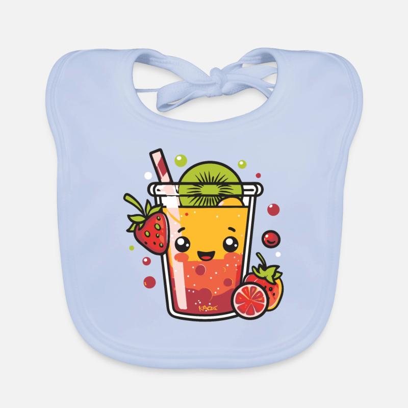 Juicy Fruit : Boisson fruitée Bavoir bio Bébé