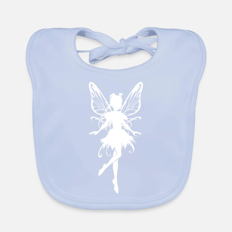 Fairy, Elf, Fairy Tale, Mythical Creatures Organic Baby Bibs