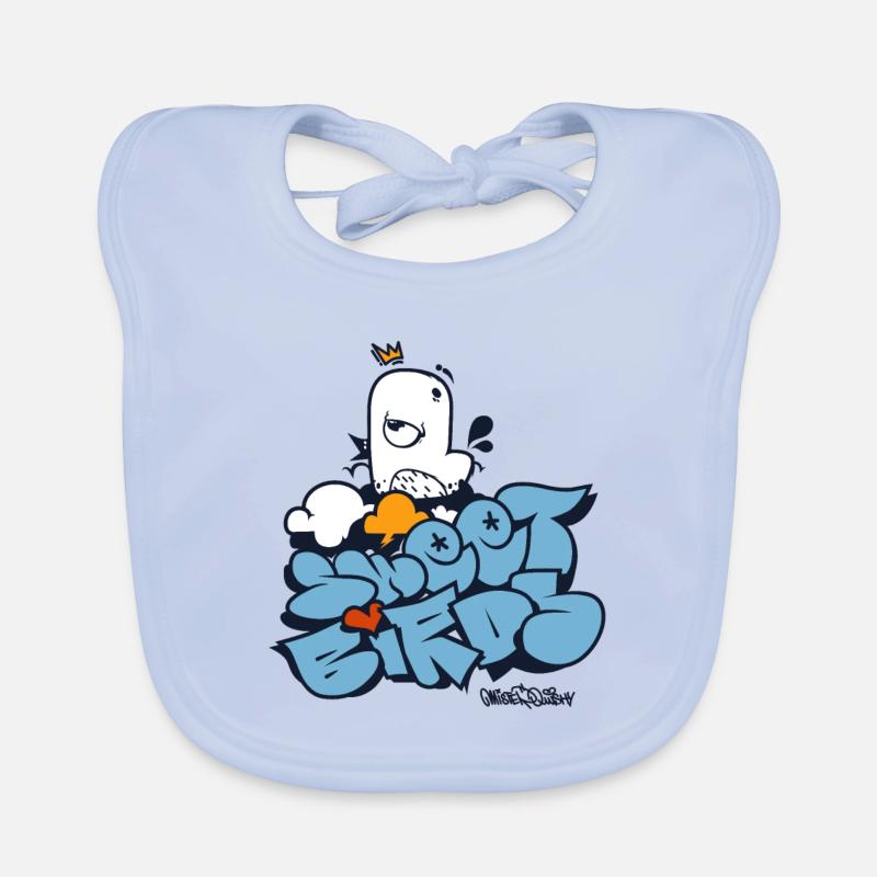 Oiseaux doux Bavoir bio Bébé