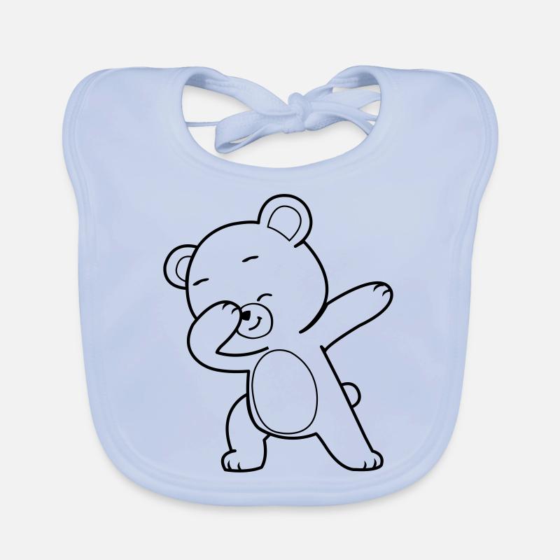 dabbing bär Baby Bio-Lätzchen