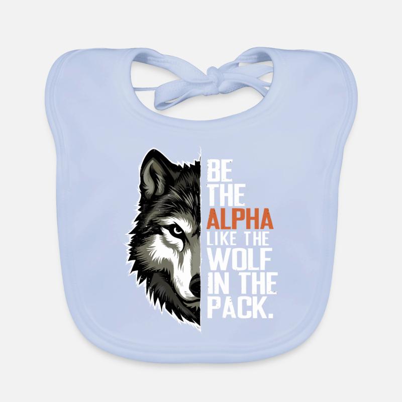 Wolf Wolves Funny Sayings Wolf Pack Animals Organic Baby Bibs