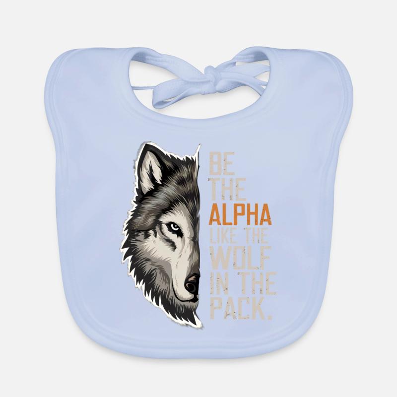 Wolf Wolves Funny Sayings Wolf Pack Animals Organic Baby Bibs