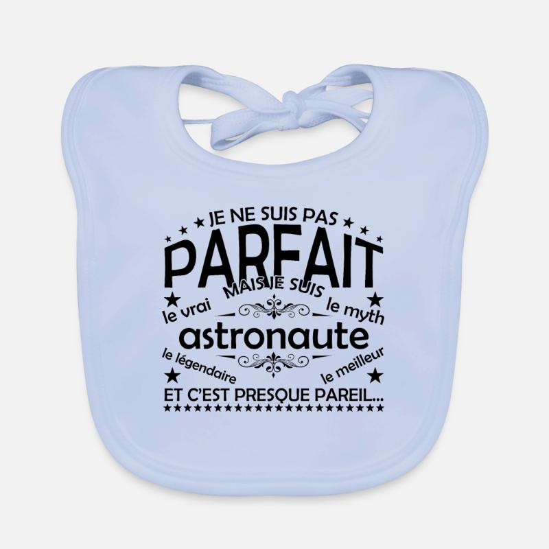 Astronaut Geschenk Astronaut Der echte Astronaut Baby Bio-Lätzchen