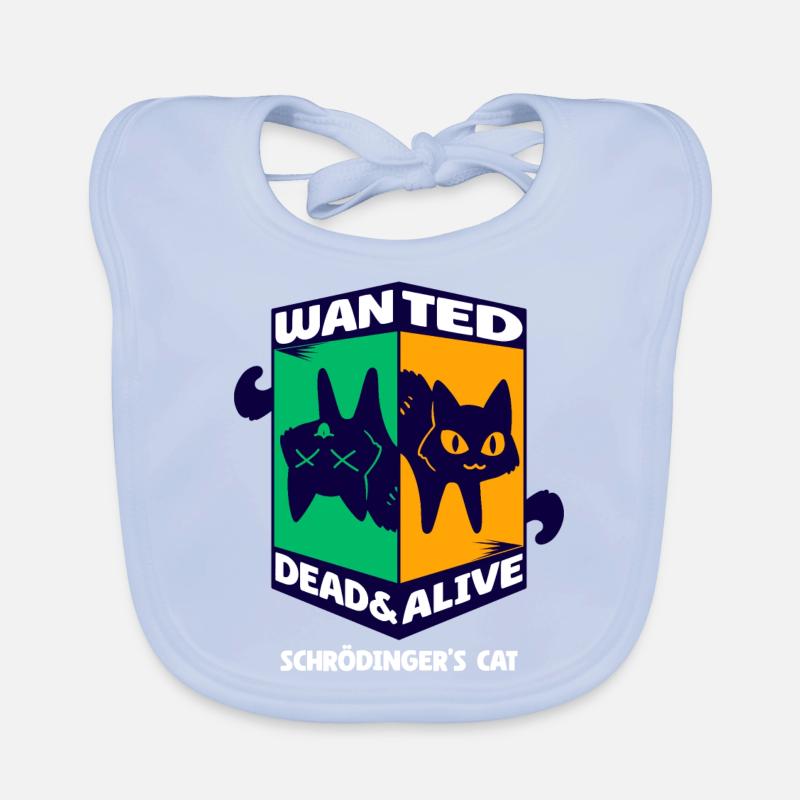 Physik Quanten Nerd Dead + Alive Schrödingers Baby Bio-Lätzchen