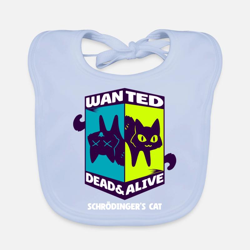 Physik Quanten Nerd Dead Alive Schrödingers Katze Baby Bio-Lätzchen