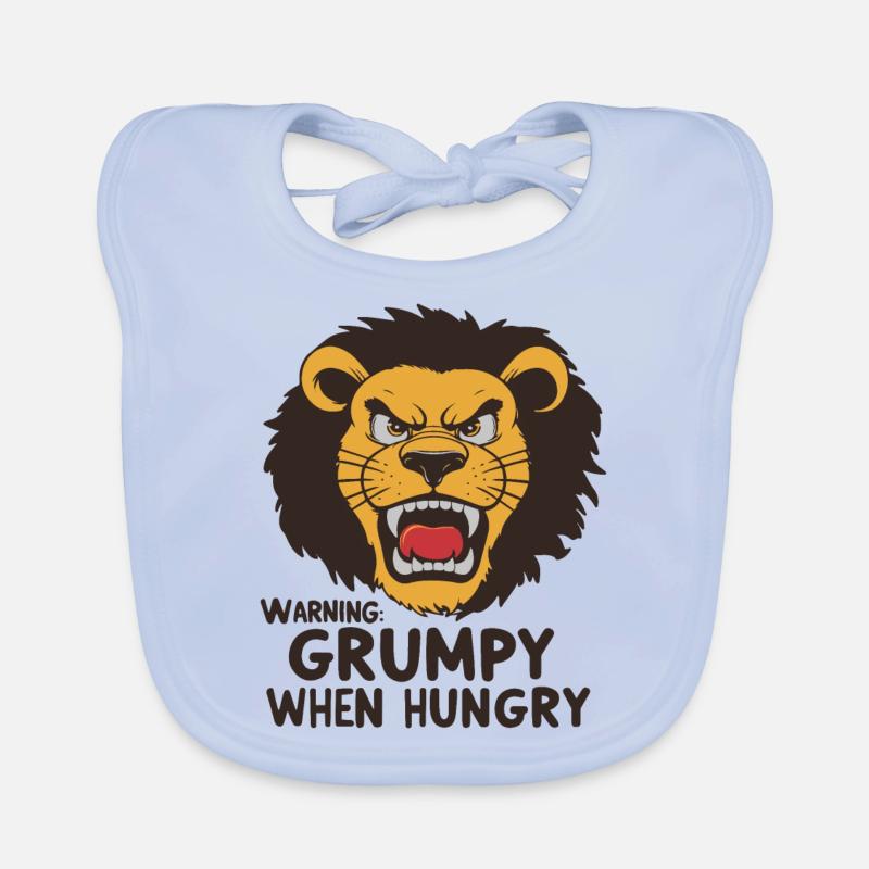 MÜRRISCH, WENN HUNGRIG Baby Bio-Lätzchen