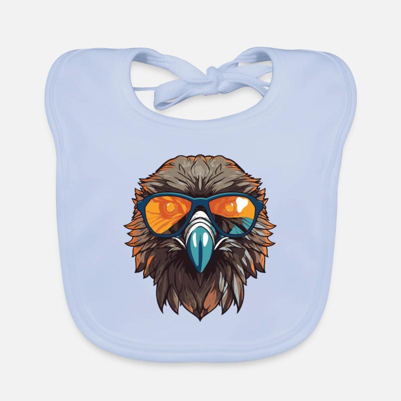 Adler Kopf Cool Baby Bio-Lätzchen
