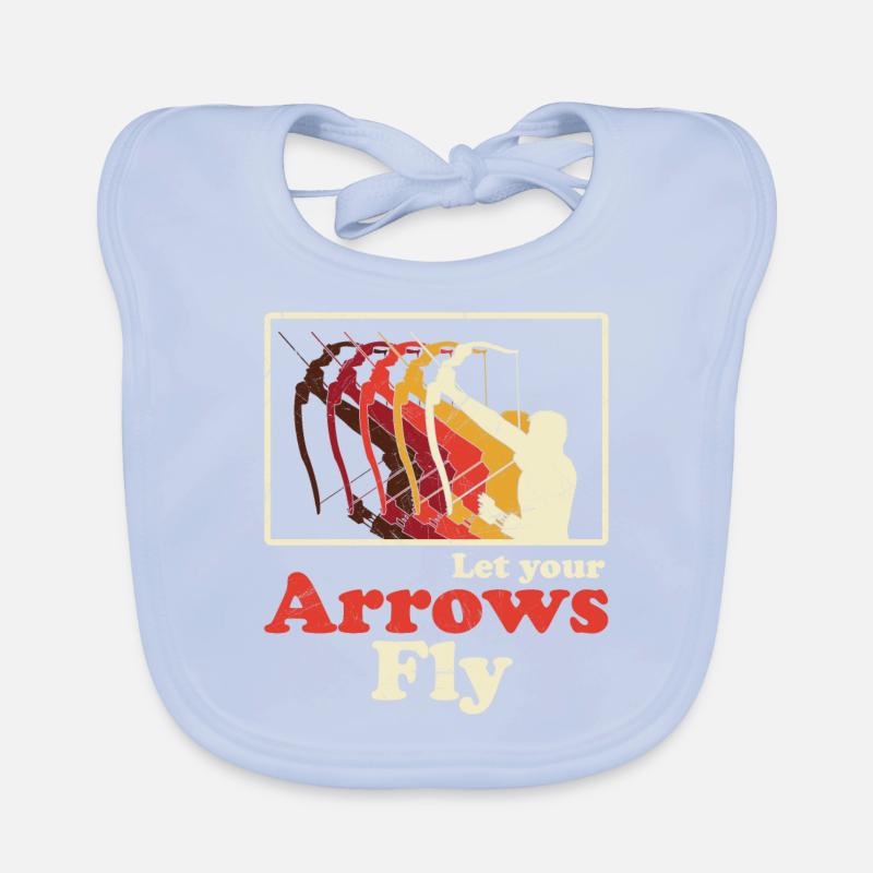 Tir à l’arc Tir à l’arc Arc flèche de tir à l’arc Bavoir bio Bébé