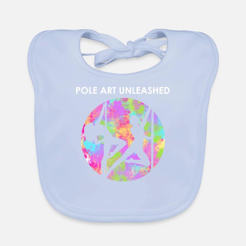 Pole Dance Dancer, Pole Dancing, Pole Dancing Organic Baby Bibs