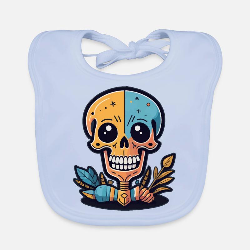 Skeleton Organic Baby Bibs