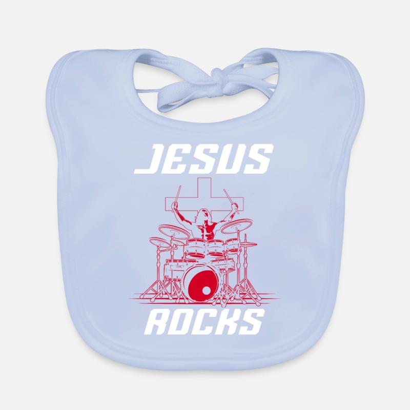 Drums Drummers Drummers Organic Baby Bibs