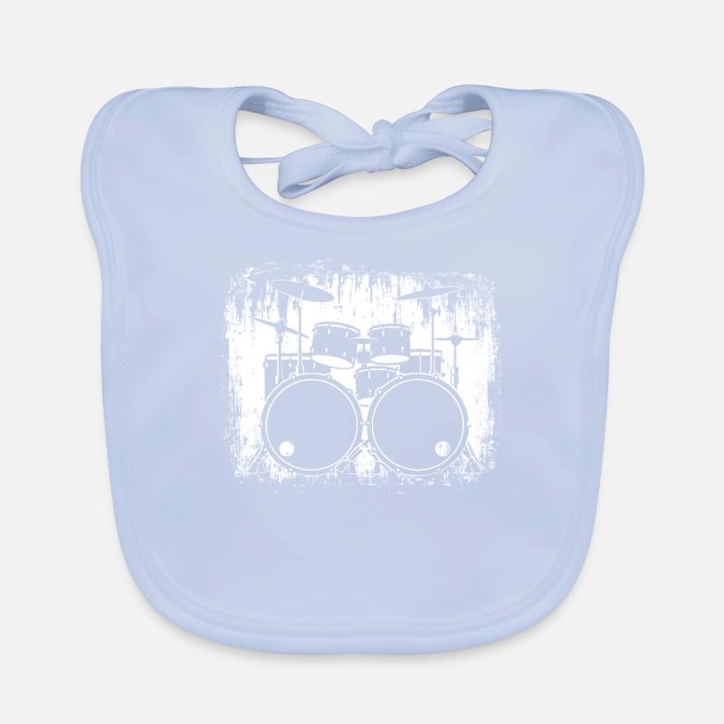 Drums Drummers Drummers Organic Baby Bibs