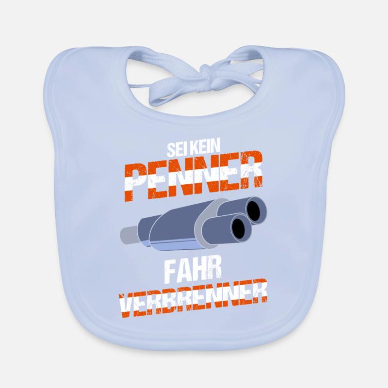 Combustion engine Don't be a bum, drive a combustion engine Organic Baby Bibs
