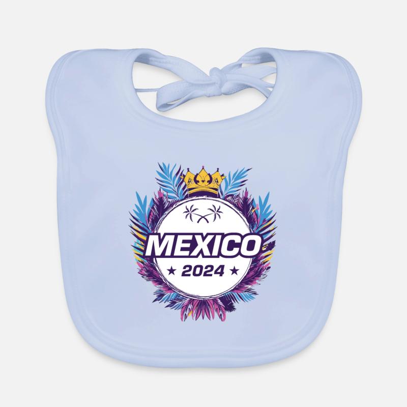 Mexico 2024 Organic Baby Bibs