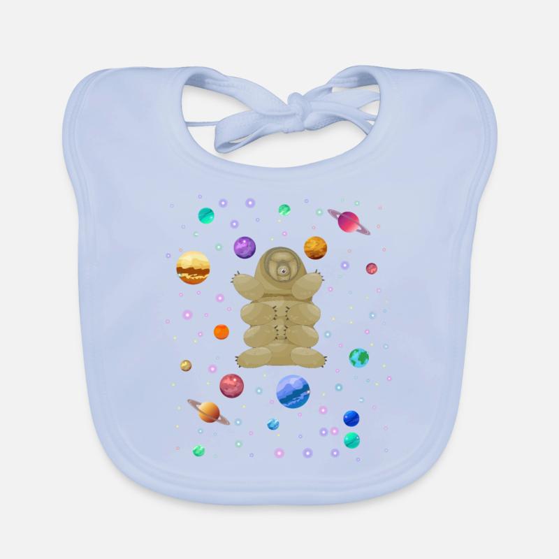 Des tardigrades dans l’espace ! Nerd, Geek Science Bavoir bio Bébé