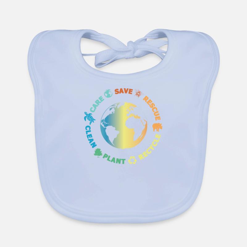 Environmental Protection, Nature Conservation, Ocean Protector, Planet Organic Baby Bibs