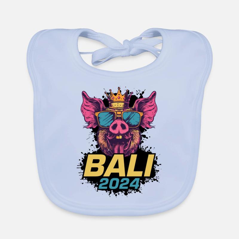 Bali 2024 Party Sau Baby Bio-Lätzchen