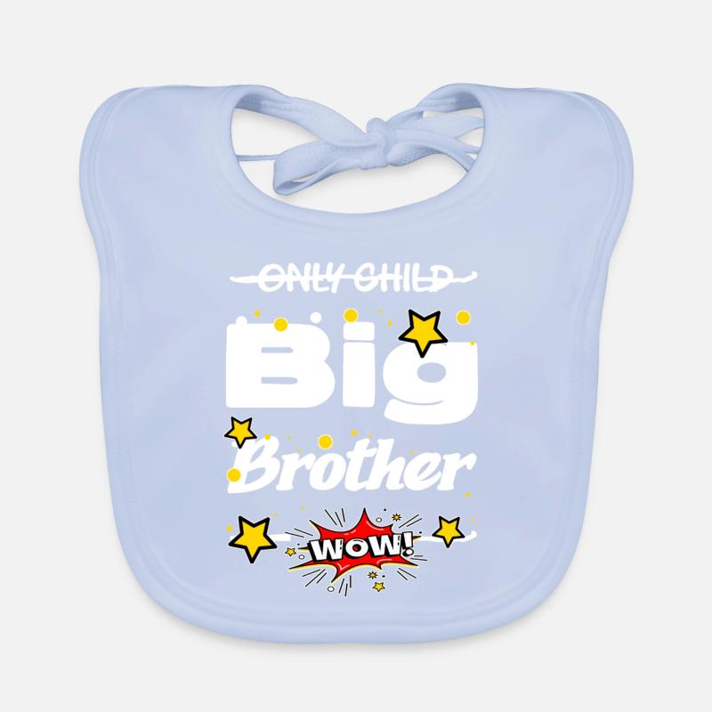 Nur Einzelkind Bruder comic stil Baby Bio-Lätzchen