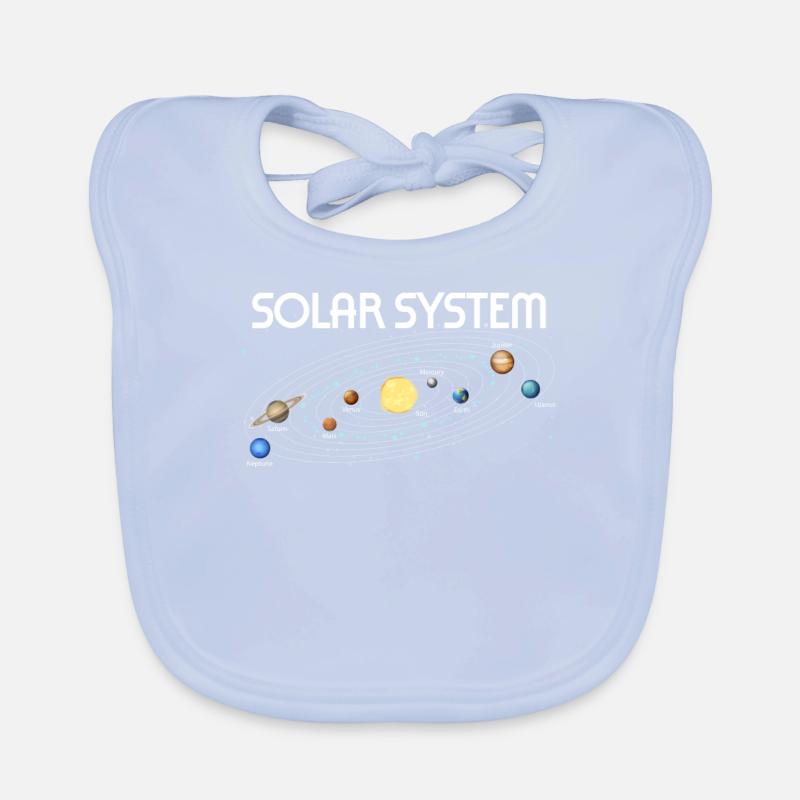 Système solaire Pendule Physique Planètes Science Bavoir bio Bébé