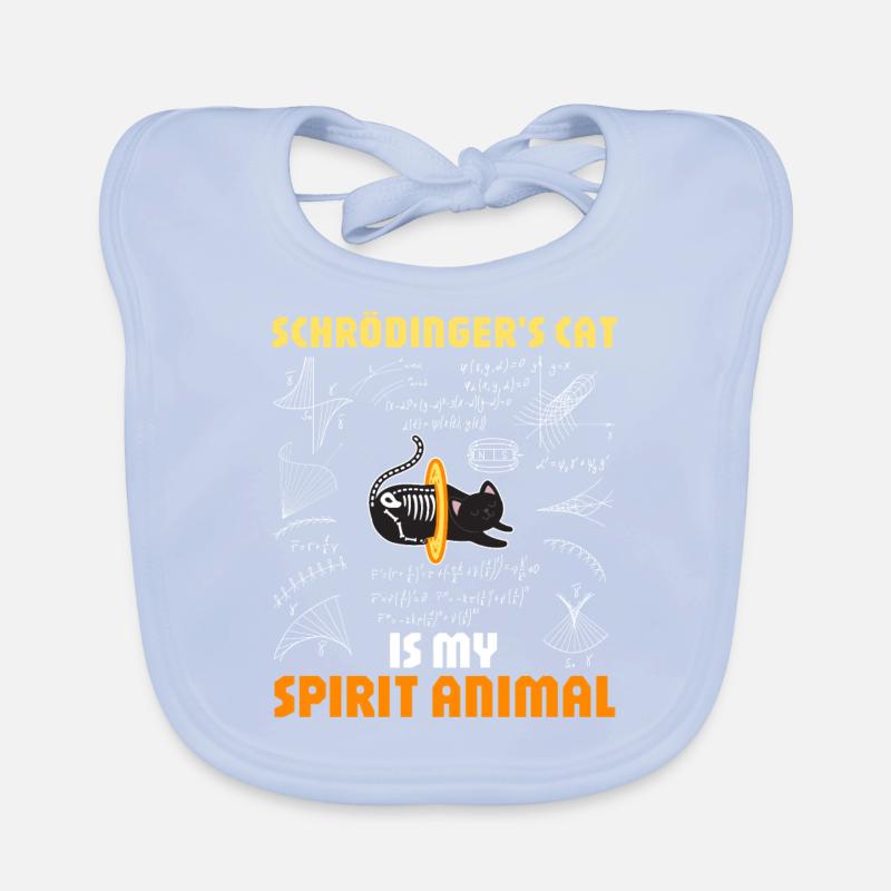 Physik Quanten Nerd Dead + Alive Schrödingers Baby Bio-Lätzchen