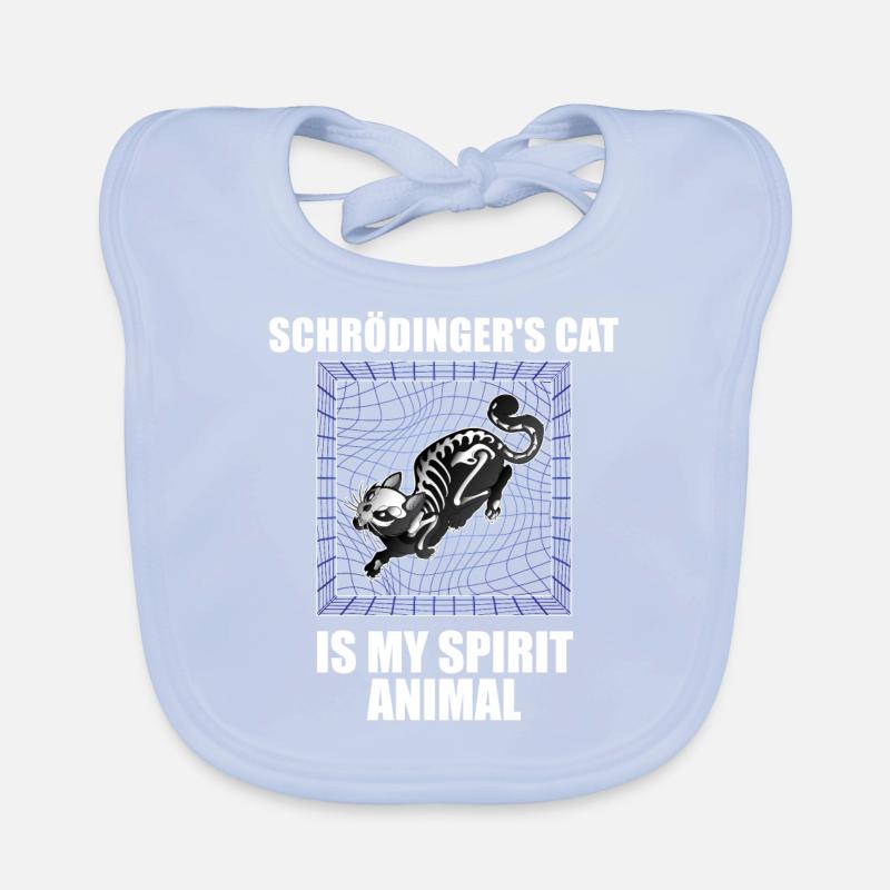 Physik Quanten Nerd Dead + Alive Schrödingers Baby Bio-Lätzchen