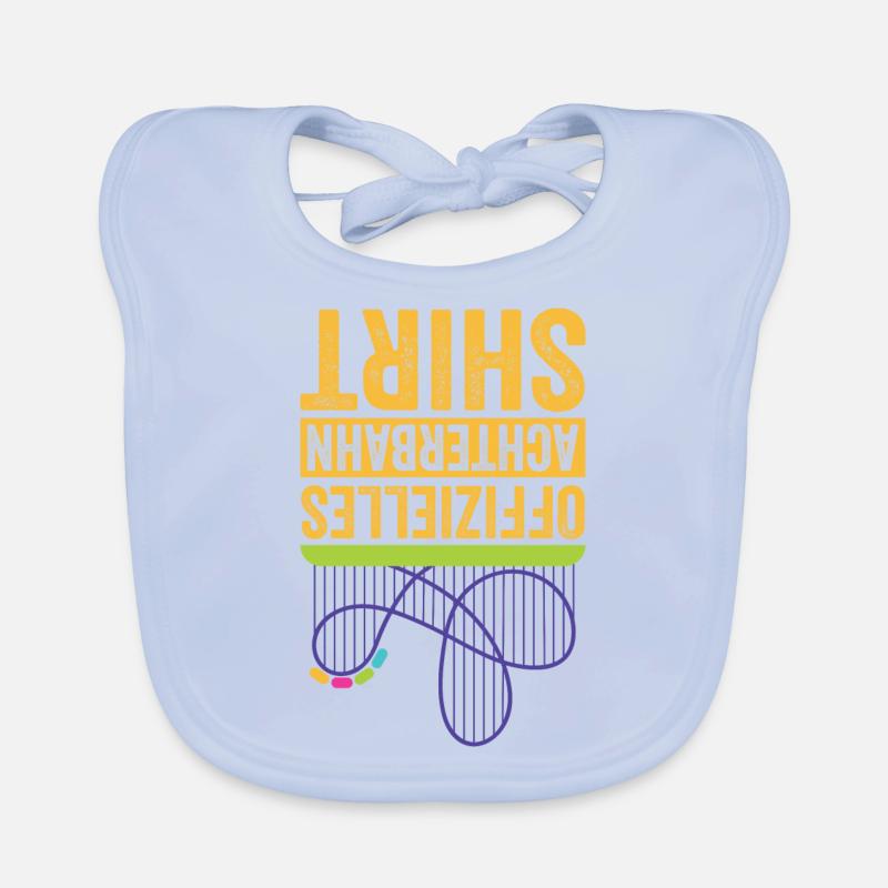 Coasterholic, Freizeitpark, Rummelplatz Achterbahn Baby Bio-Lätzchen