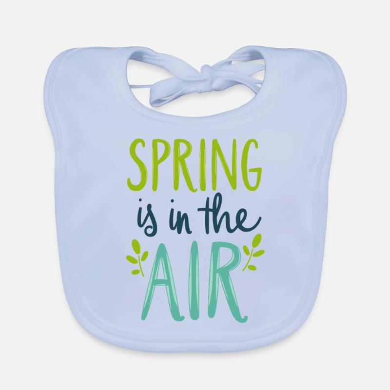 Spring is in the Air Organic Baby Bibs